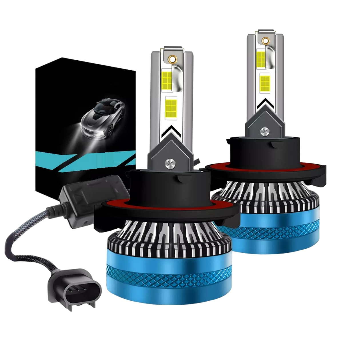 Focos Led H13 250w Csp Luz Alta Y Baja Eo Safe Imports Esi-12111 Azul $1,129