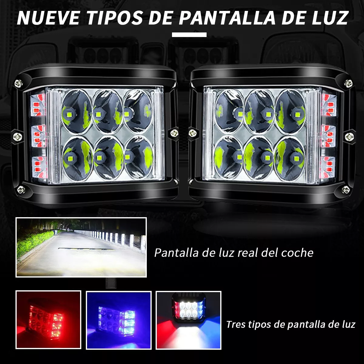 Foto 3 pulgar | Faros Auxiliares Eo Safe Imports Esi12448 2 Piezas para Auto