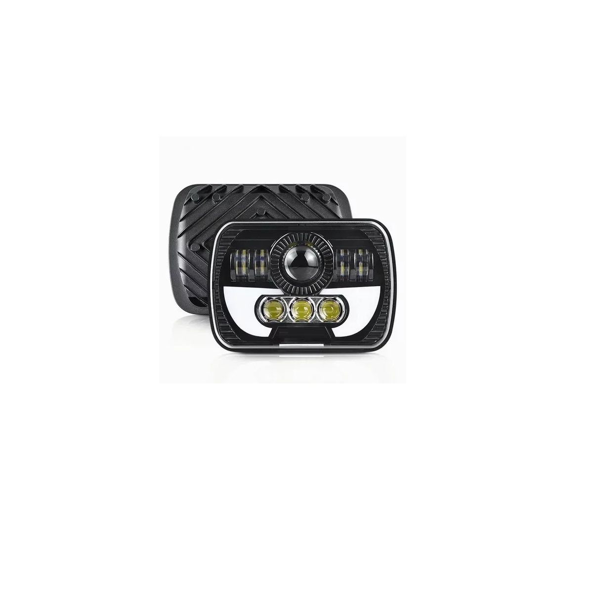 Foto 2 pulgar | Faros LED de Luz Alta Baja para Camioneta Jeep  Eo Safe Imports Esi-12446 Negro