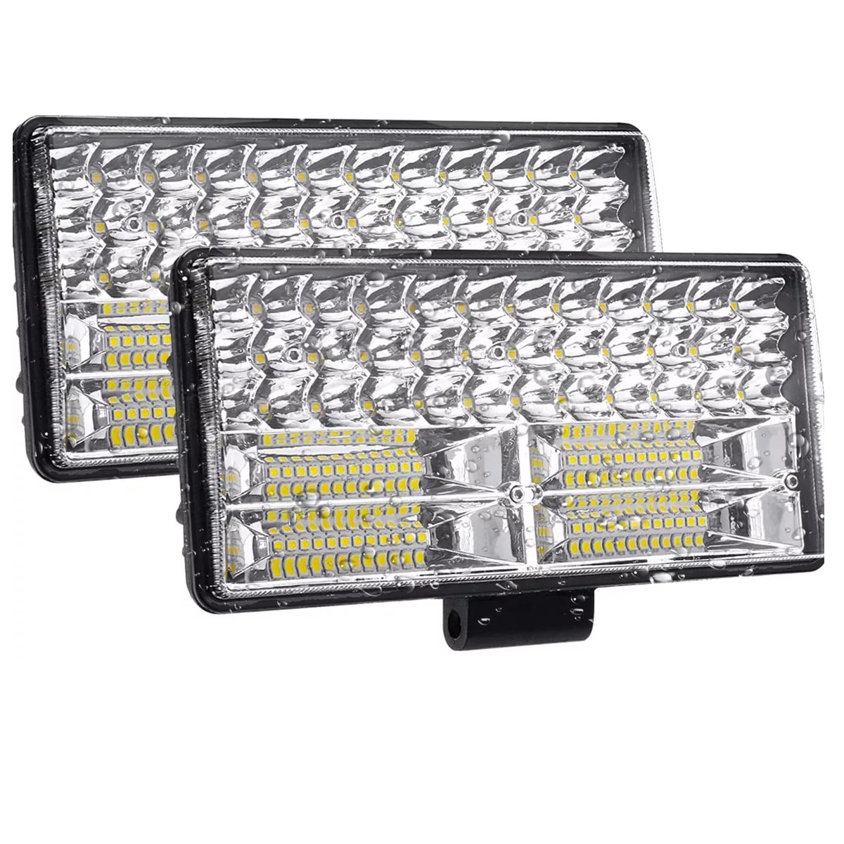 Par de Faros 9'' Auxiliares Triple Fila Eo Safe Imports ESI-12453 Multicolor $909