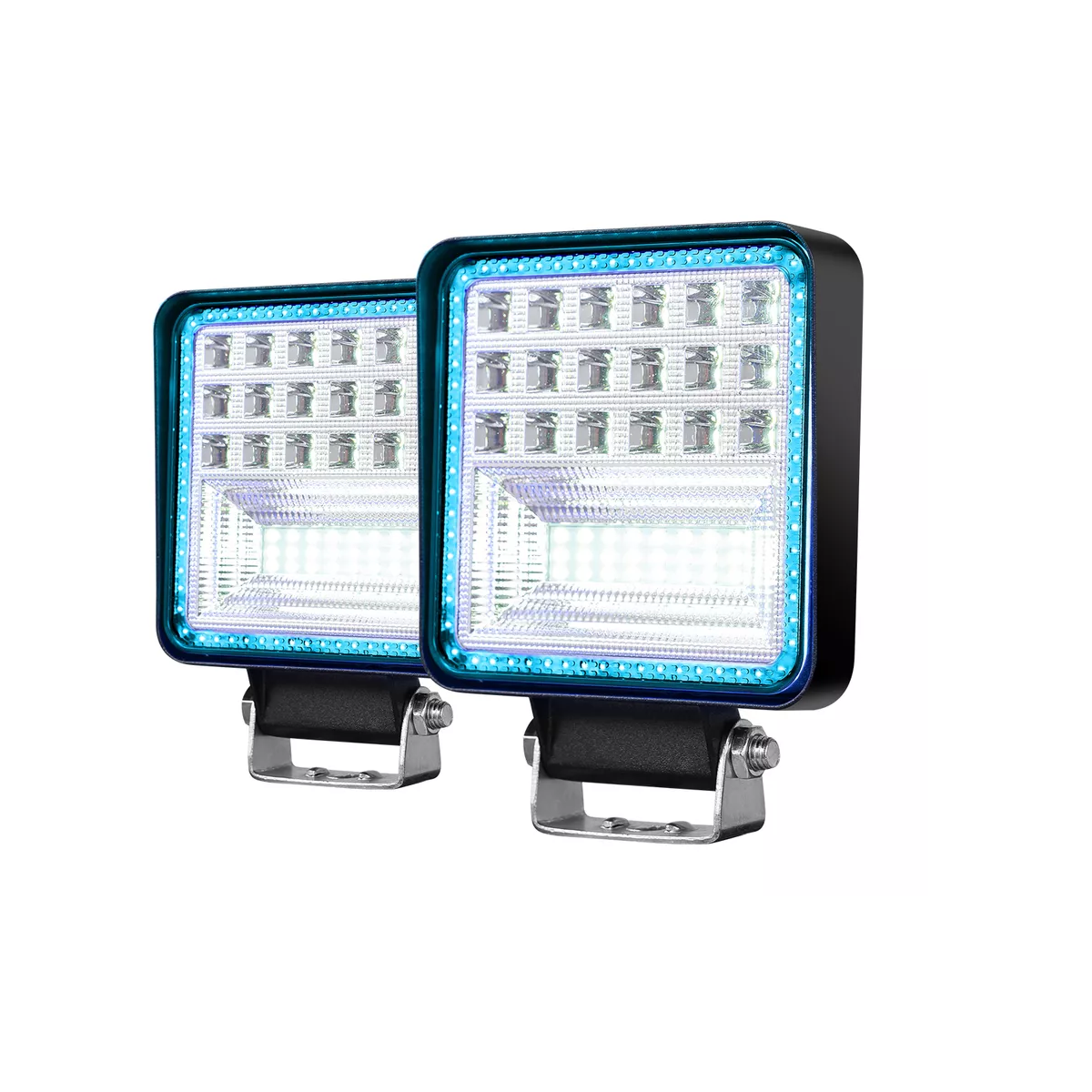 Foto 2 pulgar | Par Faros Led Auxiliares Ojo De Angel Para Camion Eo Safe Imports Esi-18083 Azul