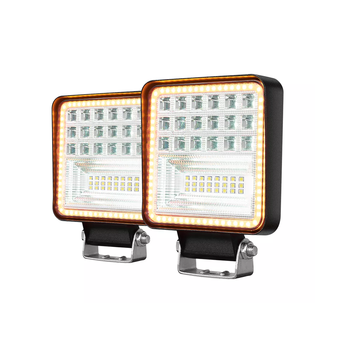 Foto 1 | Par Faros Led Auxiliares Ojo De Angel Para Camion Eo Safe Imports Esi-18081  Amarillo