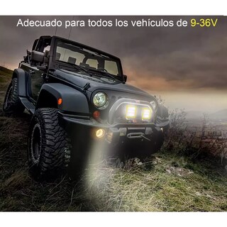 Foto 3 | Par Faros Led Auxiliares Ojo De Angel Para Camion Eo Safe Imports Esi-18081 Amarillo