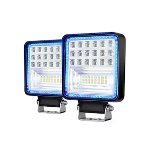 Foto 1 | Par Faros Led Auxiliares Ojo De Angel Para Camion Eo Safe Imports Esi-18082 Azul