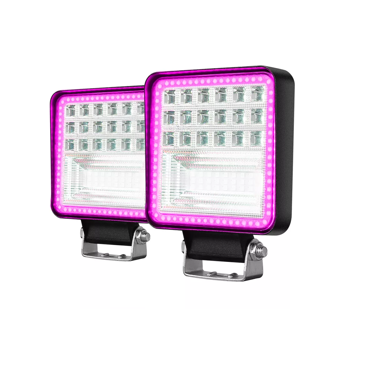 Foto 1 | Par Faros Led Auxiliares Ojo De Angel Para Camion Eo Safe Imports Esi-18084 Rosa