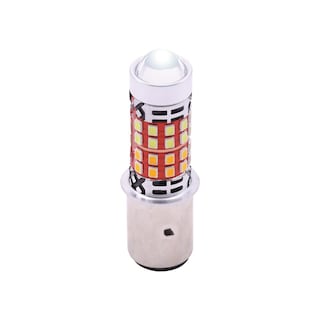 Foto 3 | Foco Led Media Vuelta Para Moto Rasen Con Lupa Luz Blanca Y Amarilla 40 Leds Laterales 12-80v