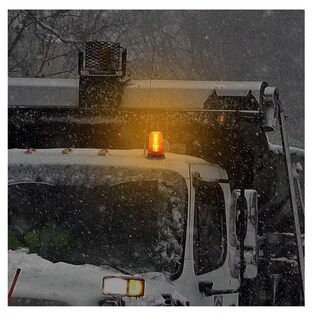 Foto 3 | Torreta Led Ambar Lab.g 30led Estrobo Para Montacargas Universal Amarillo