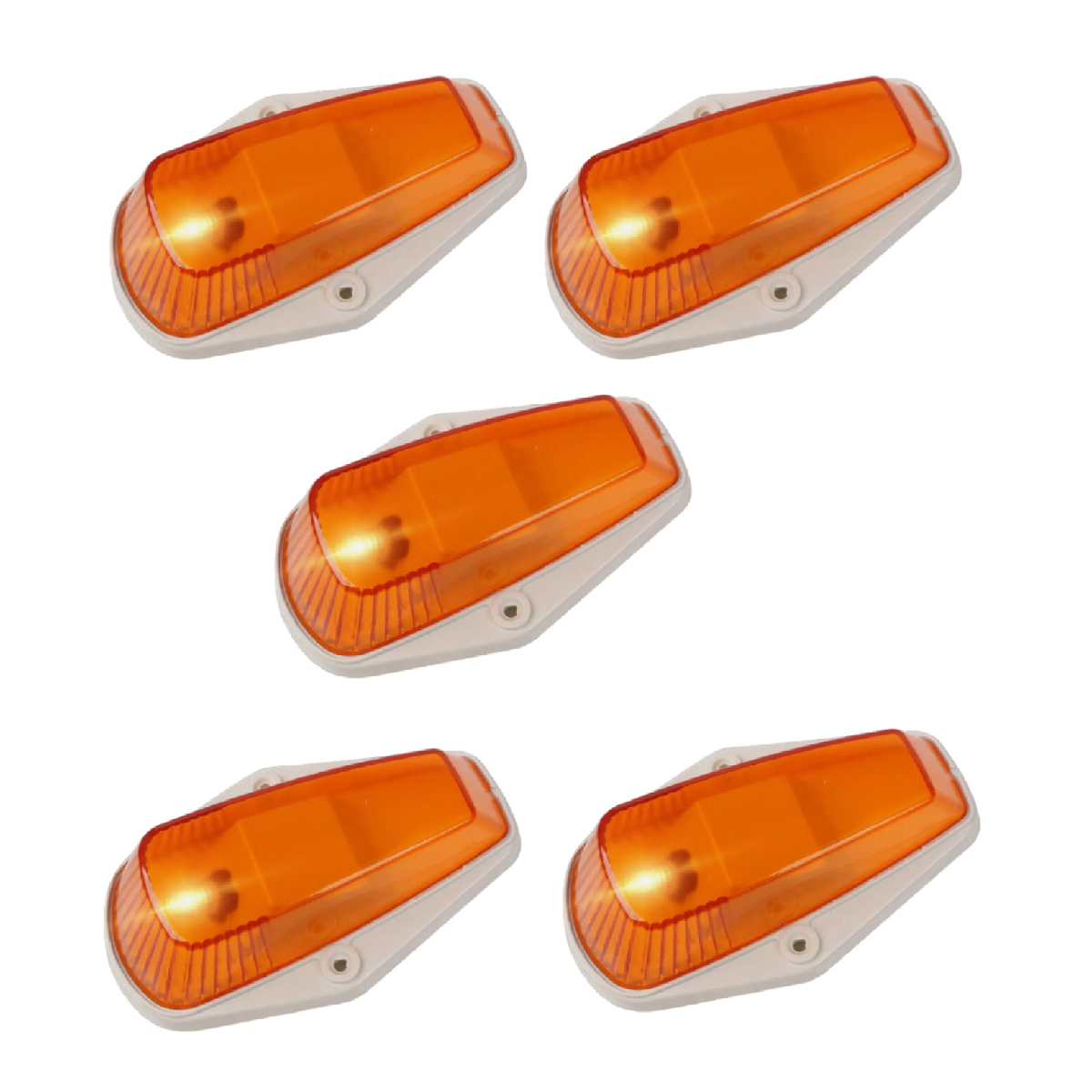5 Casetas Luz Led Compatibles Con Ford F100 F150 1973 - 1986