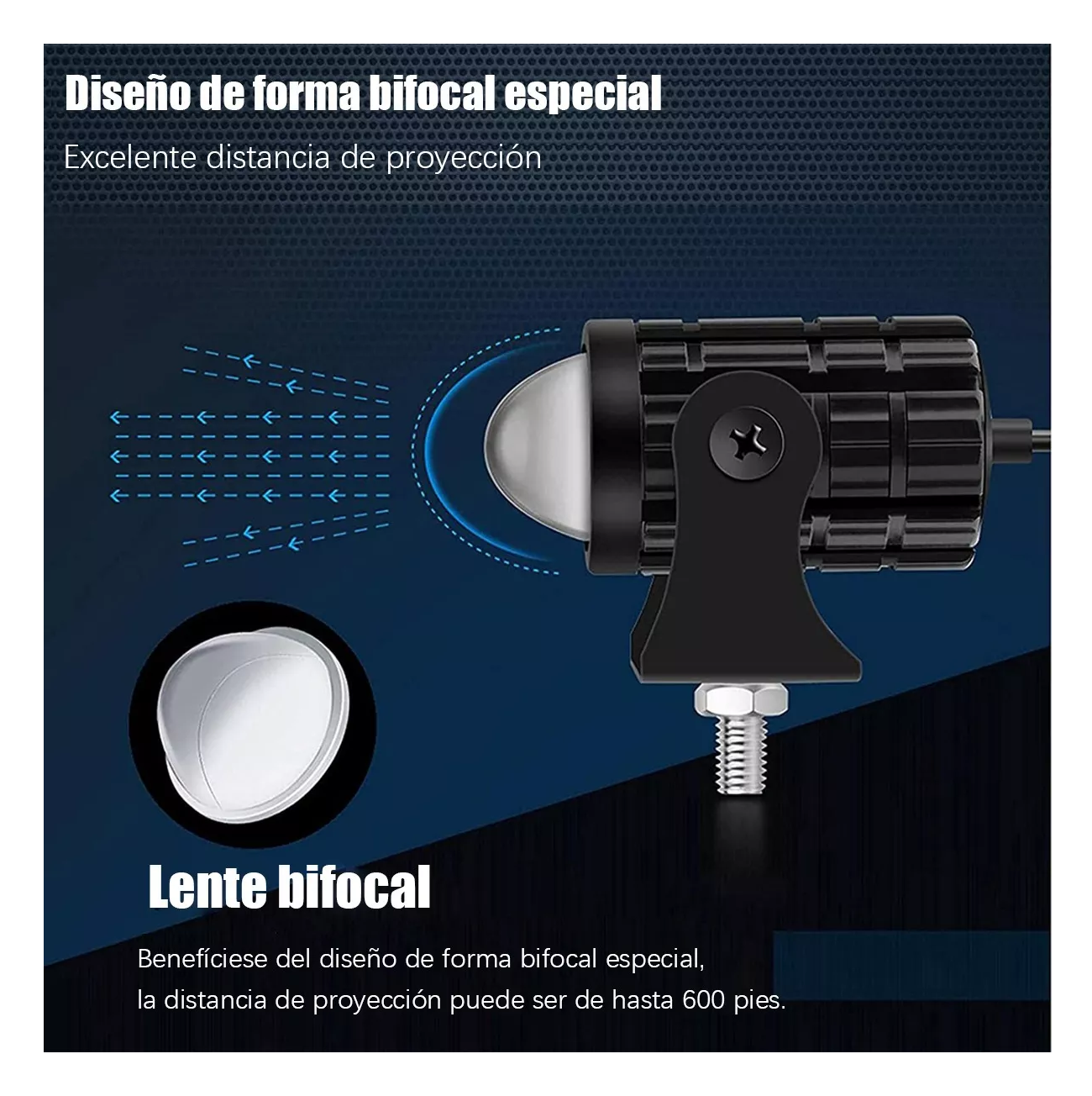 Foto 5 pulgar | Par Faros Luces Led Para Motos Belug Impermeable