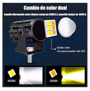 Foto 3 | Faros De Luces Led Belug para Motocicleta