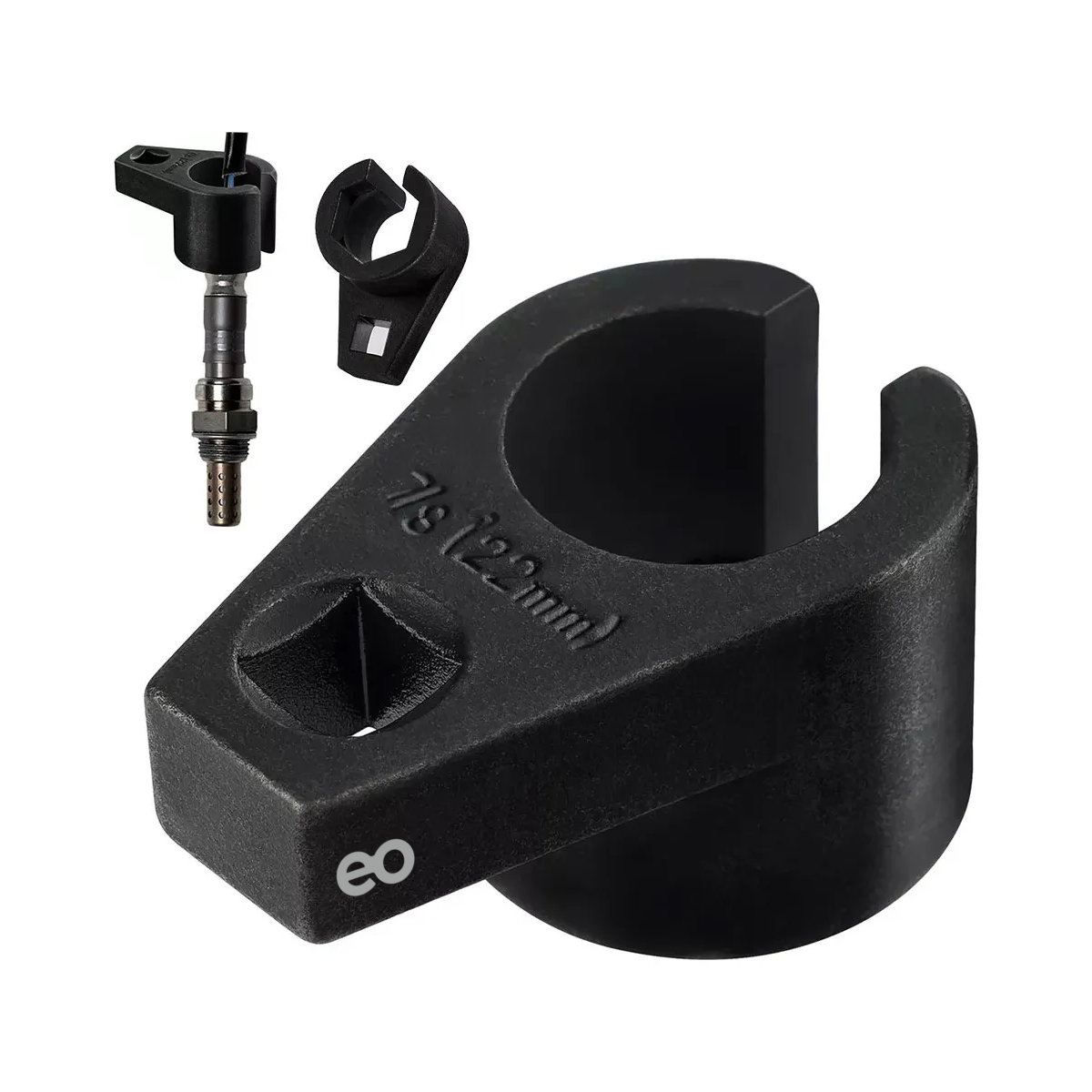 Foto 3 pulgar | Dado Compacto Corto Para Quitar Sensor De Oxigeno O2 22mm Eo Safe Imports Esi-18736 Negro