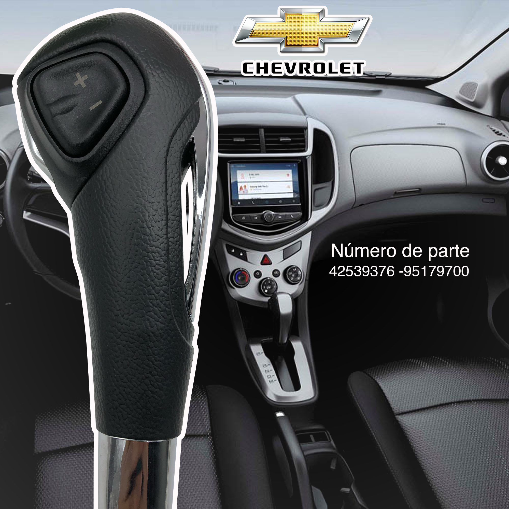 Foto 4 pulgar | Palanca De Cambios Chevrolet Sonic Aveo Trax