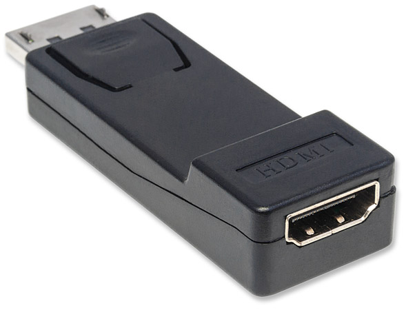 Foto 5 pulgar | Adaptador Displayport a HDMI Manhattan 151993 Negro