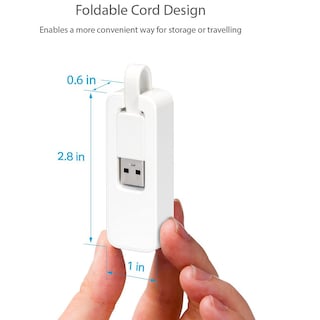 Foto 2 | Adaptador USB- Ethernet TP-Link UE200 Blanco