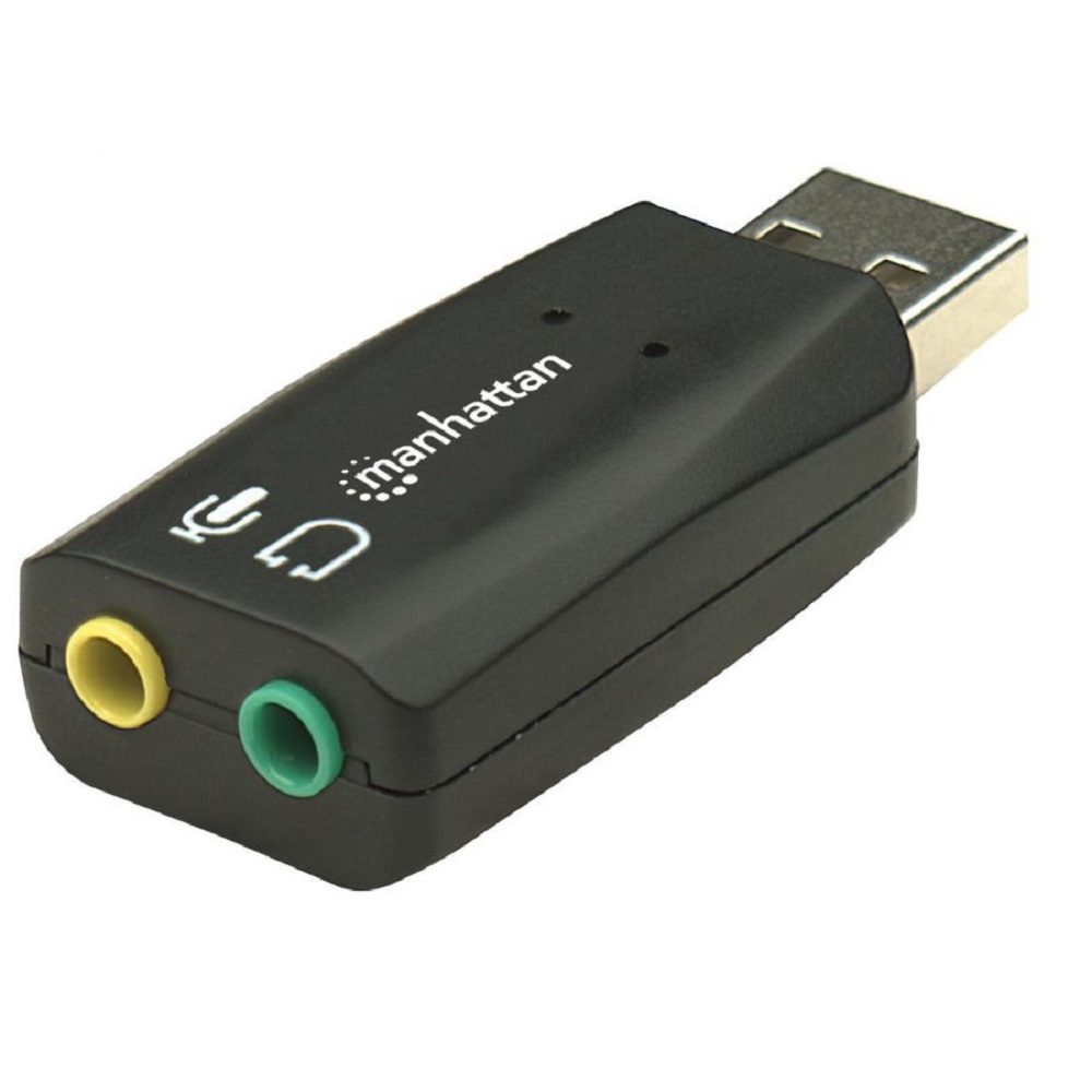 Foto 1 | Adaptador De Audio Manhattan Usb 2.0 Macho/hembra 150859