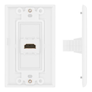 Foto 2 | Placa de Pared con Conector Hdmi Hembra Jack Steren 200-255 Blanco