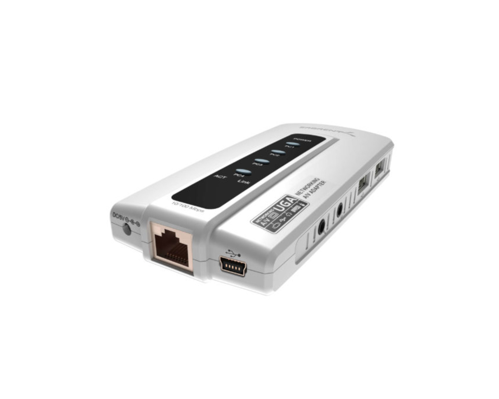 Foto 4 pulgar | Adaptador Sabrent Usb-Daah color Gris Convertidor Red Ethernet a Usb/dvi/hdmi