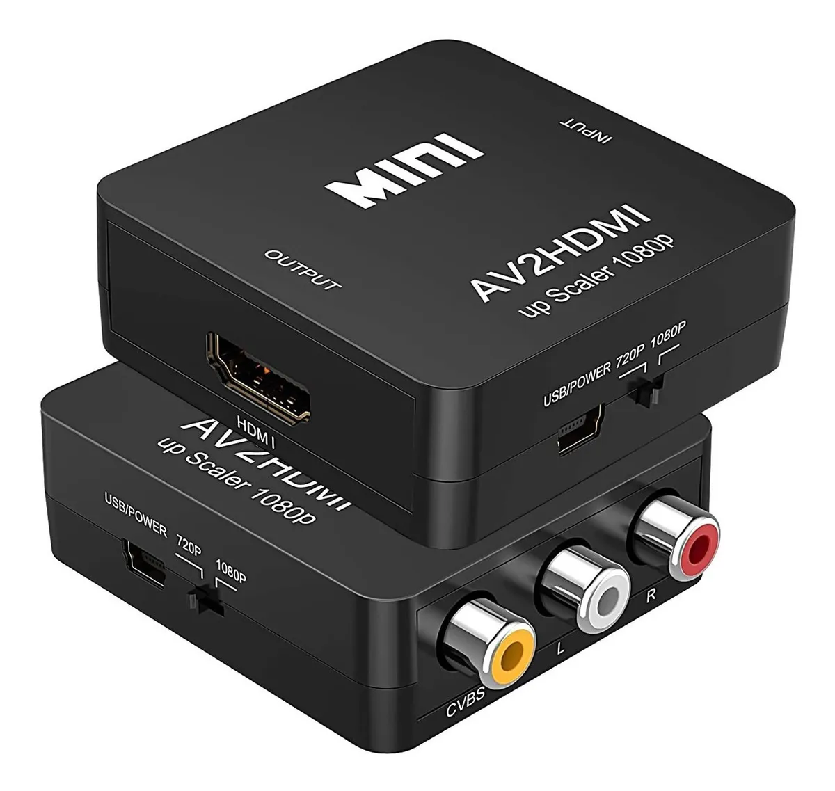 Foto 1 | Convertidor Adaptador Rca Vga a Hdmi Malubero color Negro de 1080p de Audio y Video