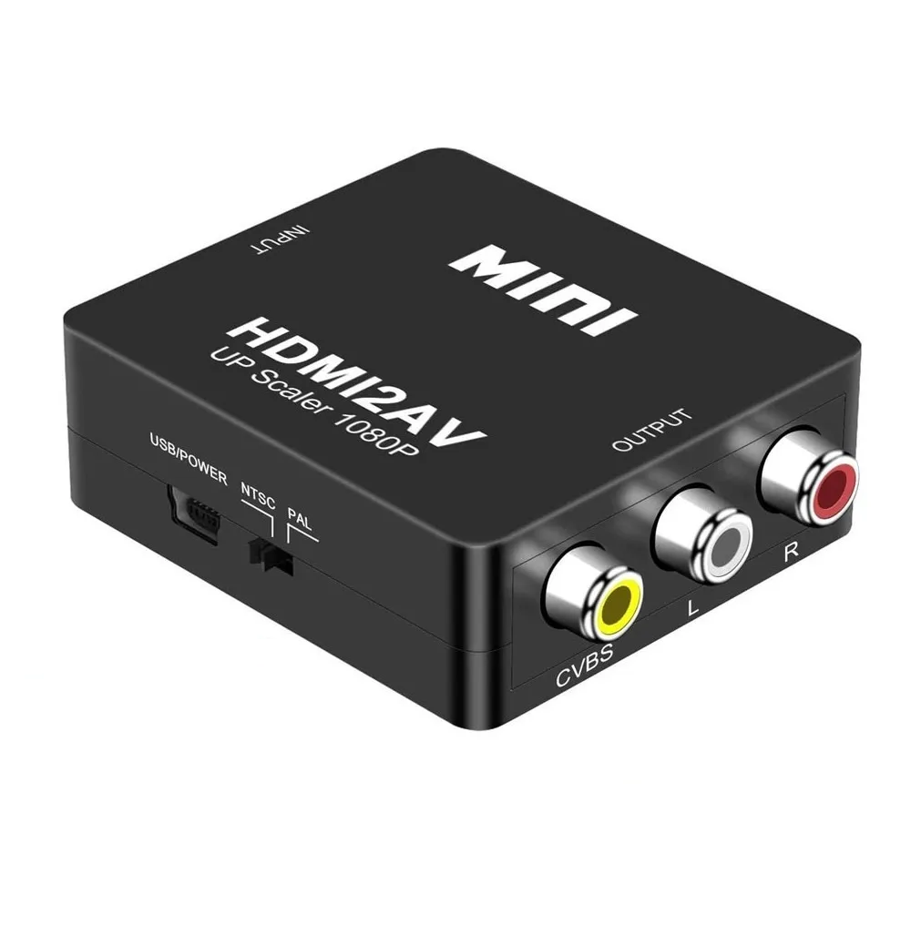 Foto 1 | Adaptador Convertidor Hdmi a Rca color Negro