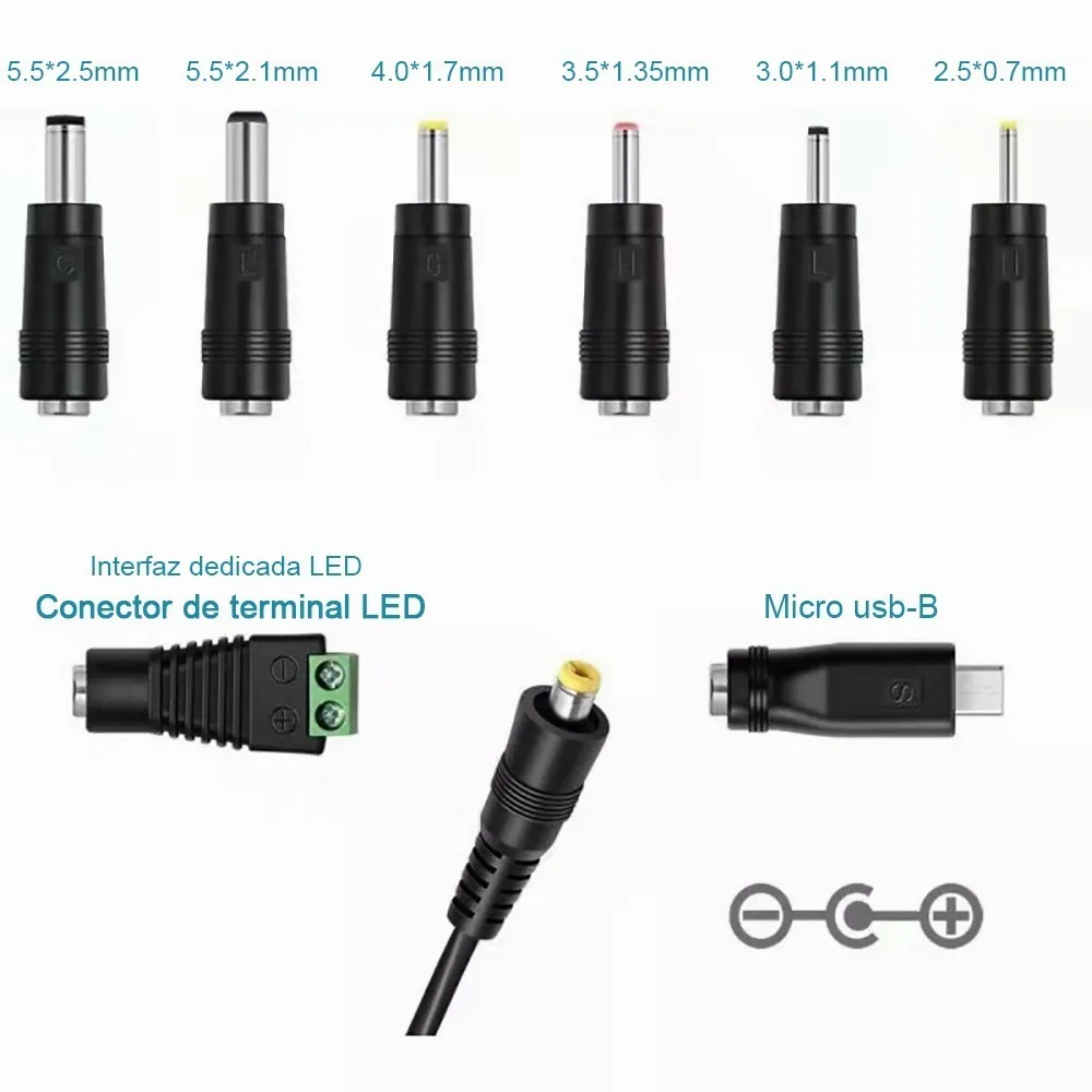 Foto 3 | Adaptador De Corriente Universal 30w 3v/4.5v/5v/6v/7.5v/9v/1