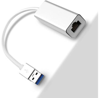 Foto 2 | Adaptador USB 3.0 A Rj45 Ethernet Rojo 1000 Mbps para Laptop Eo Safe Imports Esi-2886 Blanco