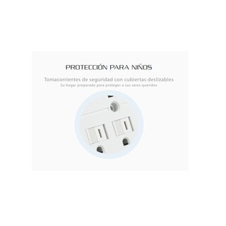 Foto 4 | Multicontactos Supresor De Picos 6 Contactos + 2 Usb 300 Jules Forza Power Technologies Fwt-760usb Blanco