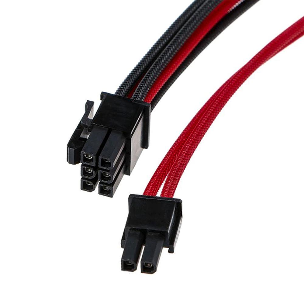 Foto 4 pulgar | Cable Extensor Aerocool Zap Pcie 6pin 45 cm color Rojo