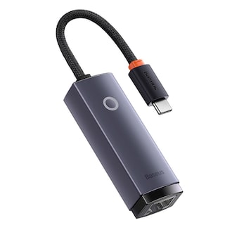 Foto 3 | Adaptador Baseus Wkqx000313 Lite Series Tipo-c A Rj45 Gris