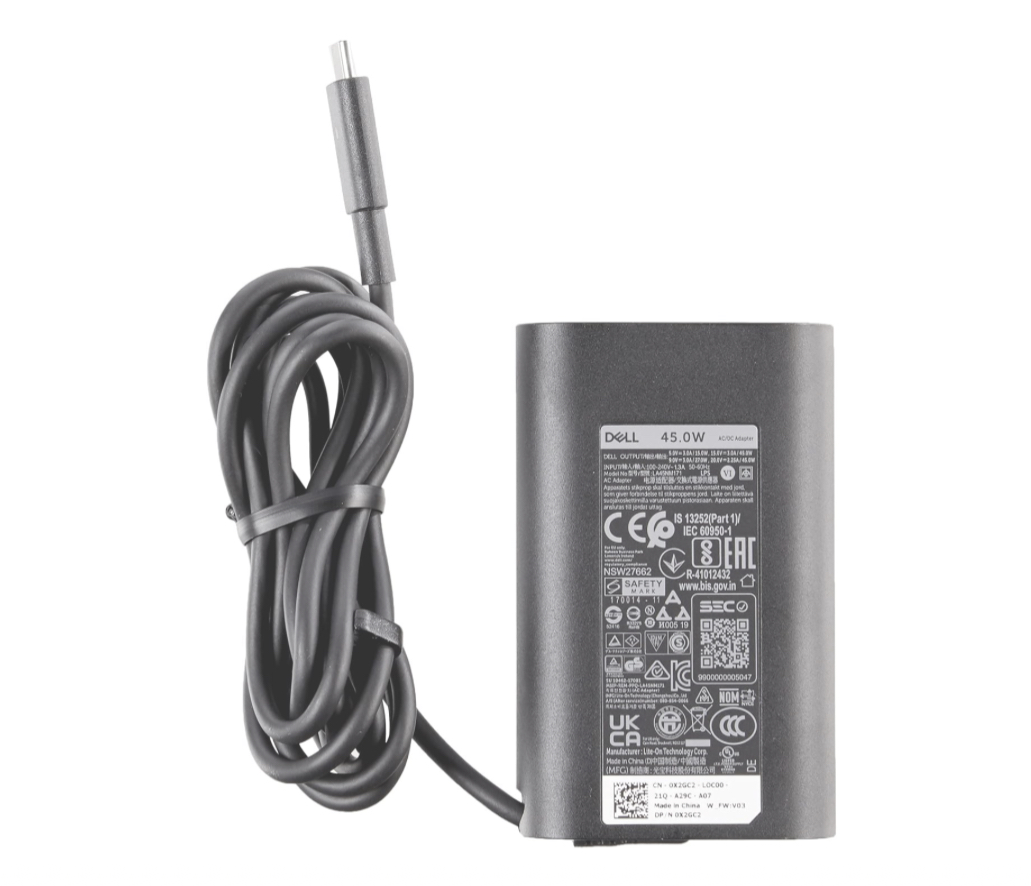 Foto 3 pulgar | Adaptador de Corriente Tipo C Dell Slim Usb 45 W Laptop Charger