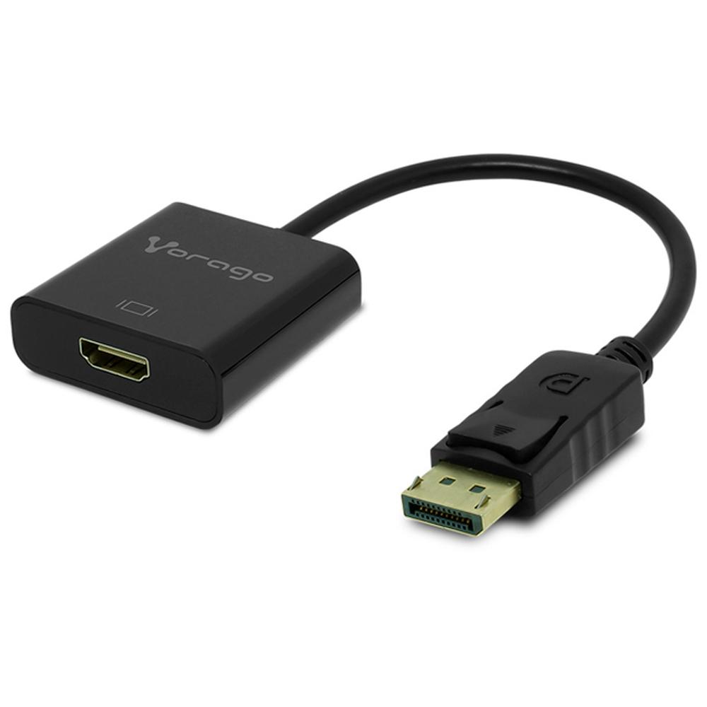 Foto 2 | Adaptador Convertidor Vorago Displayport a HDMI Full HD Adp-300 color Negro