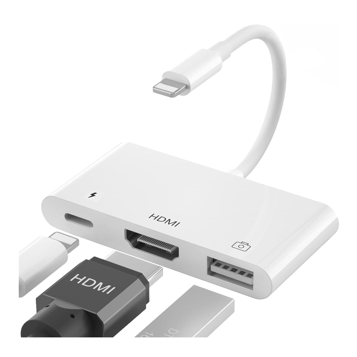 Adaptador Genérico 3 en 1 Entrada Lightning