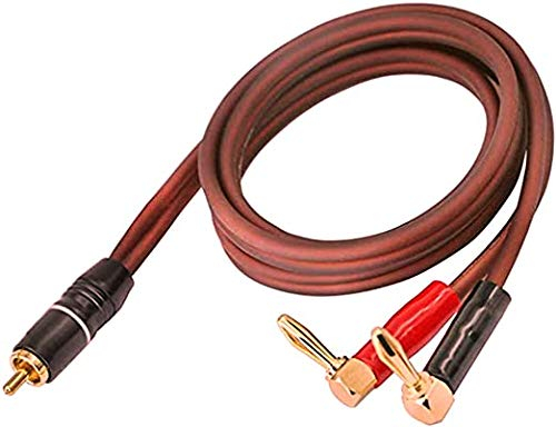 Venta Internacional-Cable de Altavoz Banana Pulgadas a Rca 2 m