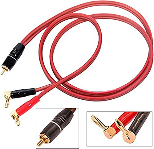 Foto 5 | Venta Internacional-Cable de Altavoz Banana Pulgadas a Rca 2 m