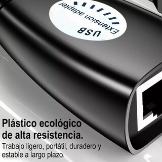 Foto 5 | Cable Extensor Usb Eo Safe Imports Esi10546 Negro