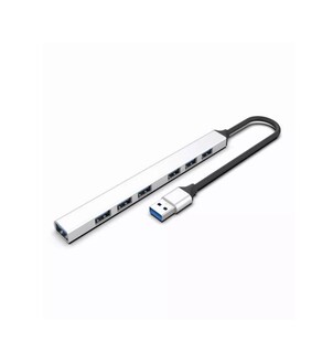 Foto 1 | Adaptador Multipuerto Hub Delgado De 7 Puertos Usb 3.0 Blanco
