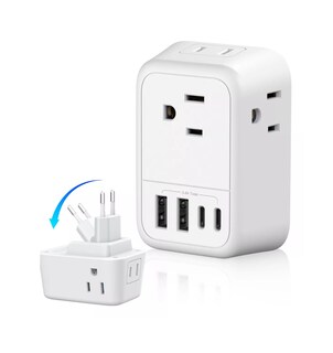 Foto 2 | Adaptador de Corriente Europeo Belug Blanco - 2 Puertos Tipo C y 2 USB