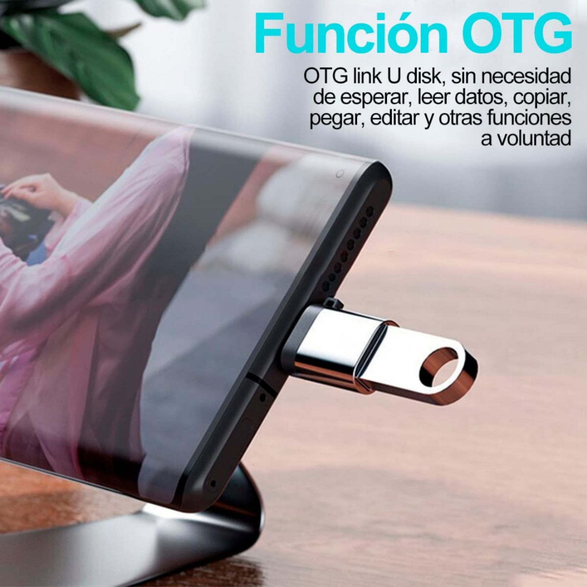 Foto 3 | Adaptador Ecomlab Usb C A Usb A 3.0, Sincronizador De Datos Alta Velocidad De Transferencia