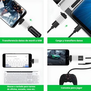 Foto 8 | Adaptador Ecomlab Usb C A Usb A 3.0, Sincronizador De Datos Alta Velocidad De Transferencia