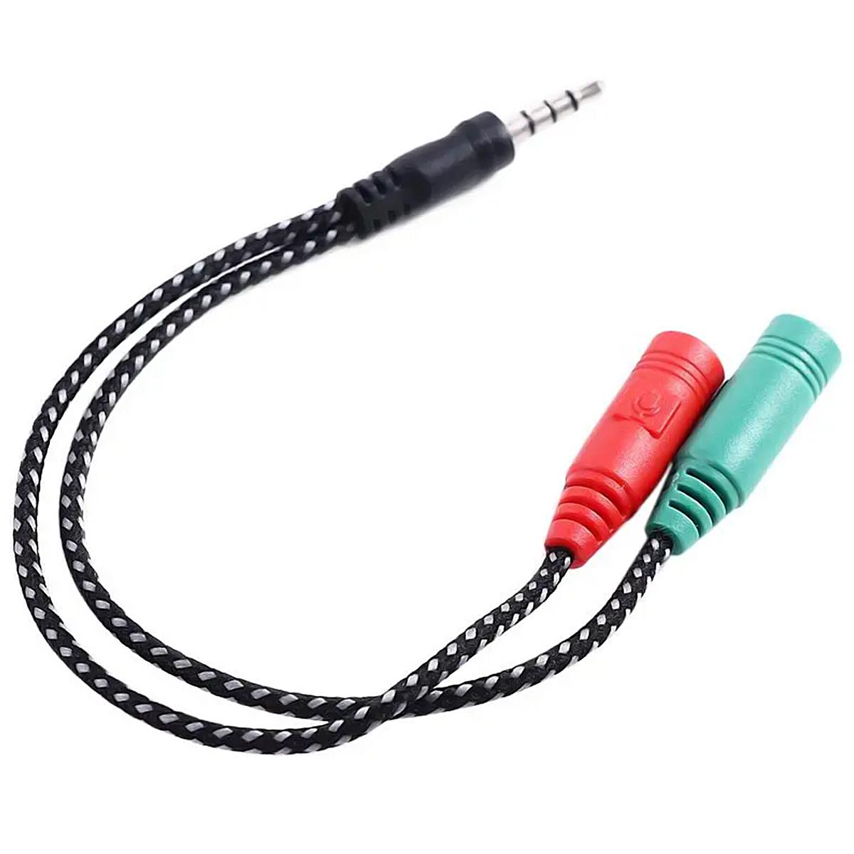 Foto 4 pulgar | Adaptador Micrófono y Audífono Hot Shot Mxpiu-008 Negro 20 Piezas