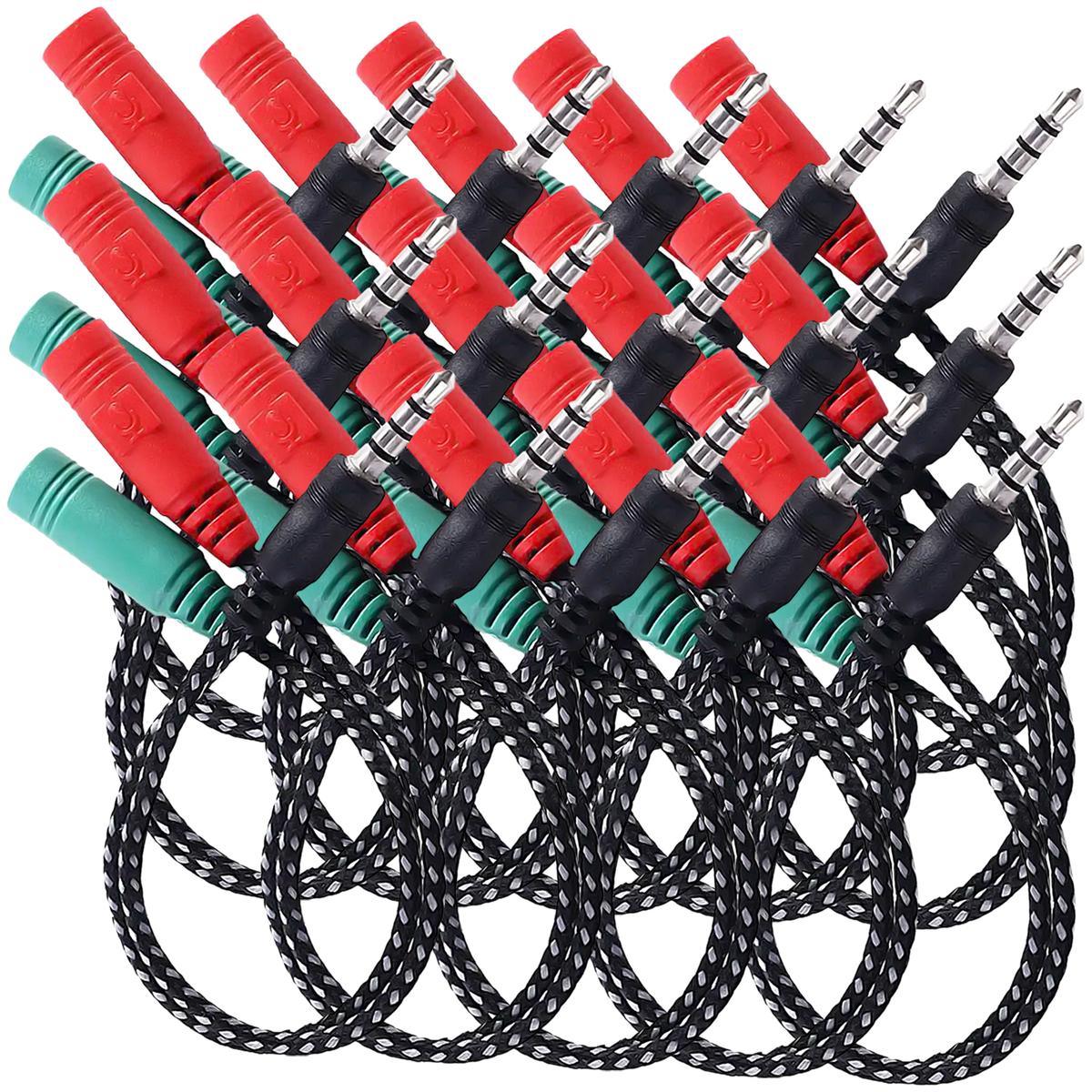 Adaptador de Audio Hot Shot Mxpiu-007 Negro 15 Piezas