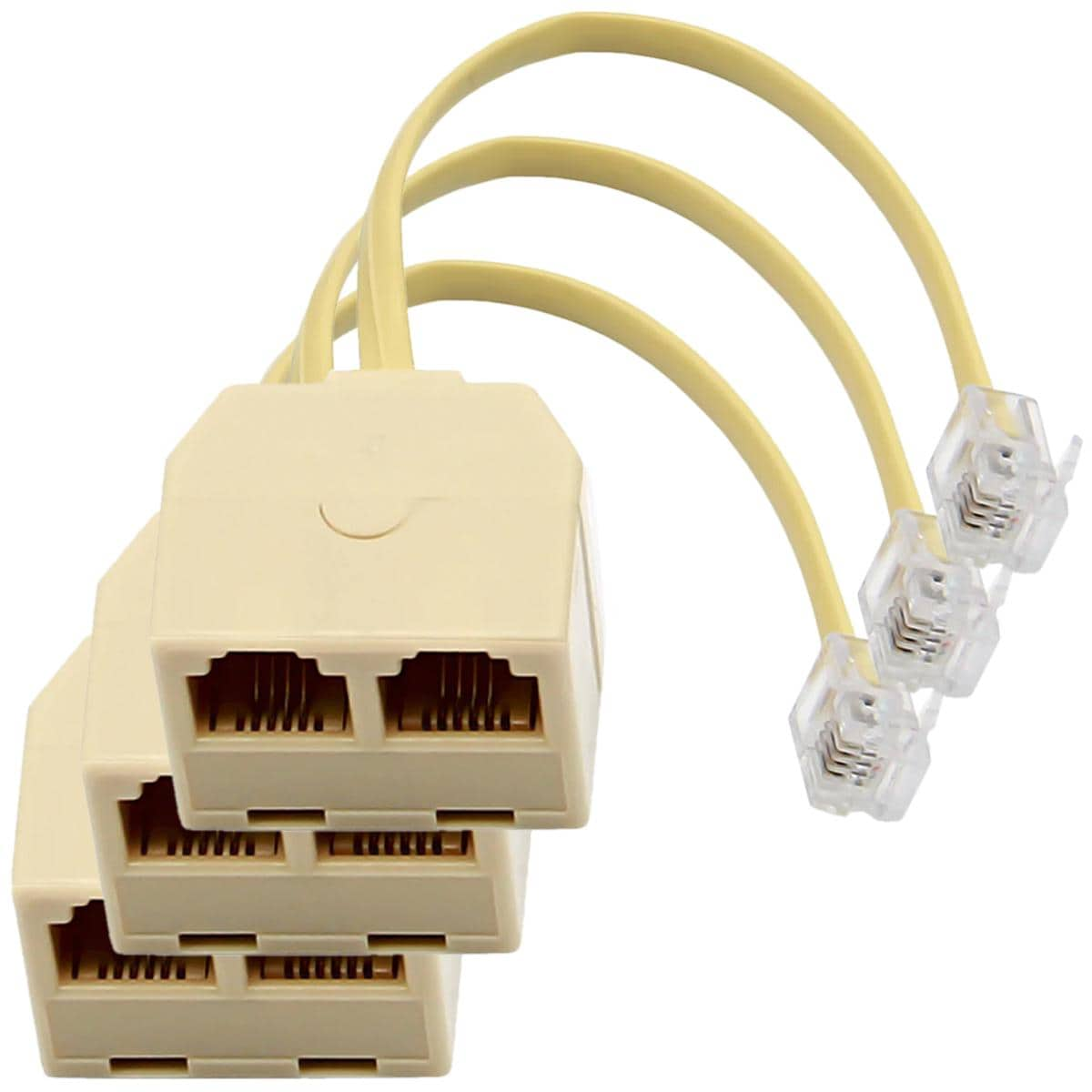 Extensión Telefónica Hot Shot Mxddy-003 Beige 3 Piezas $483