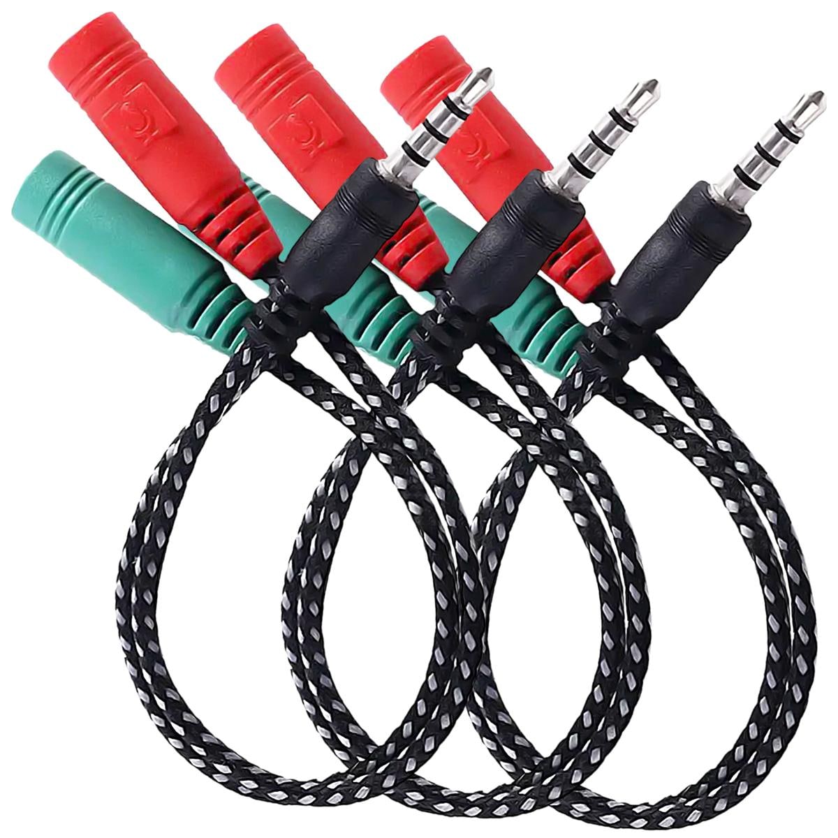 Divisor Audífono Micrófono Hot Shot Mxpiu-003 Negro 3 Piezas $414