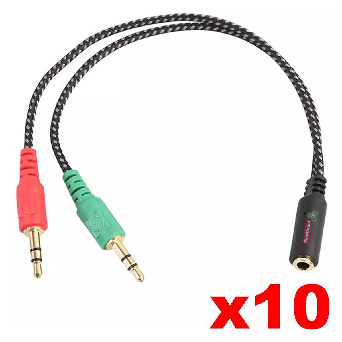 Foto 3 pulgar | Adaptador de Audio Accesorio Hot Shot 10 Piezas