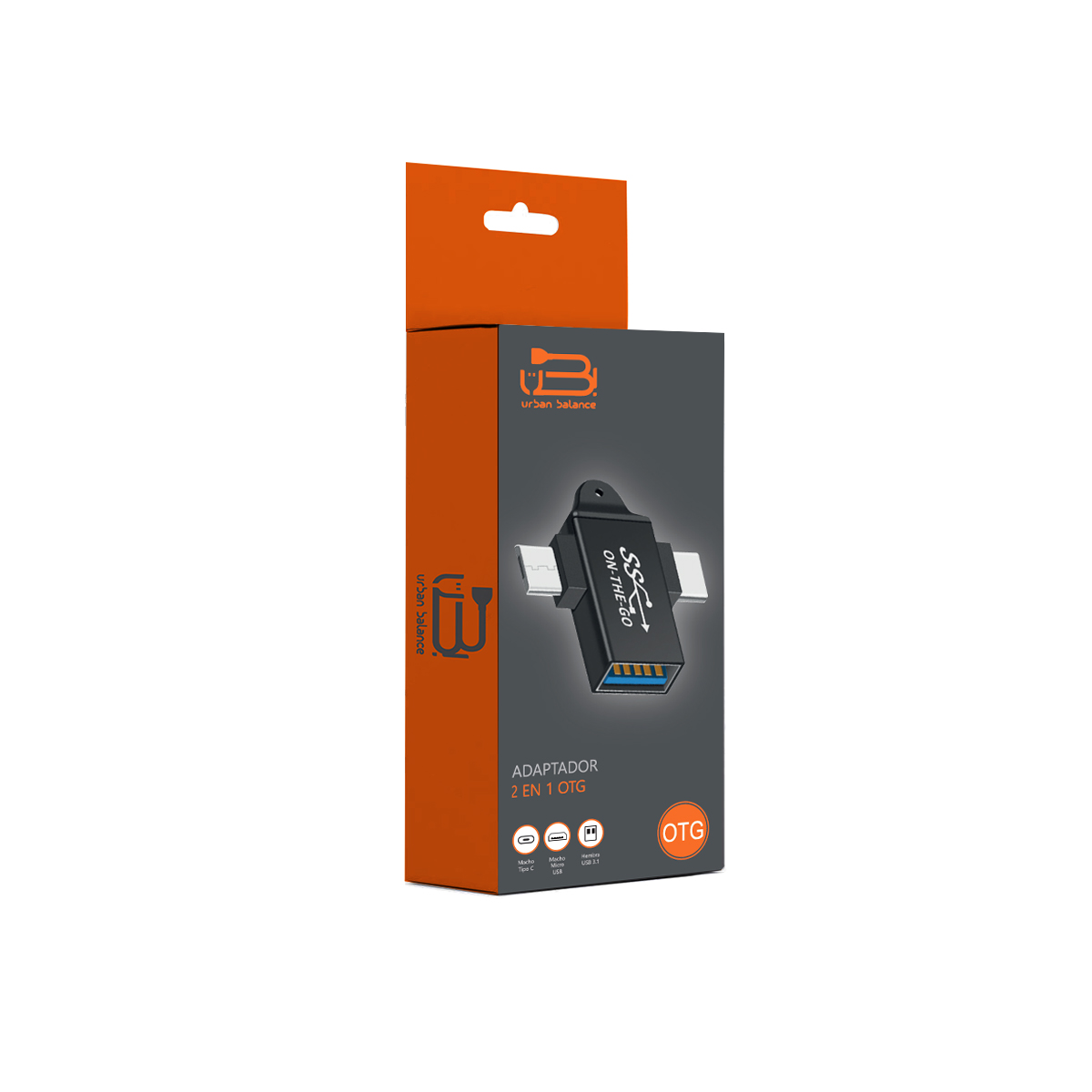 Foto 4 pulgar | Adaptador 2 en 1 Otg Urban Balance
