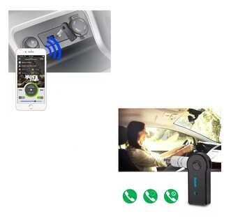 Foto 3 | Adaptador Auxiliar Belug Negro con Bluetooth para Auto