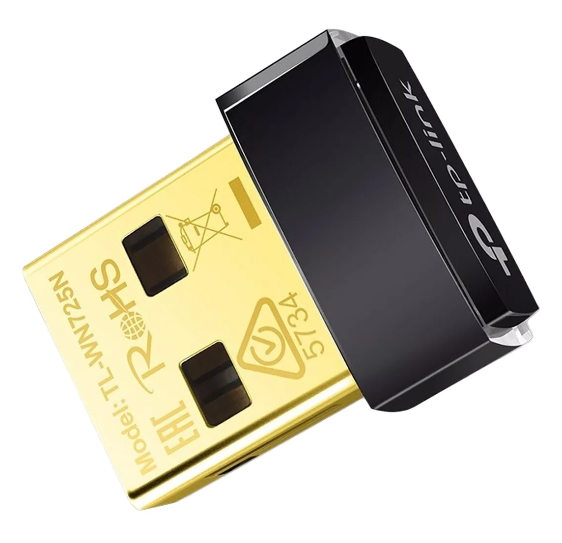 Foto 6 pulgar | Adaptador Nano de Red Inalámbrica USB Tp-link Tl-wn725n Wifi Negro