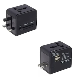 Foto 3 | Adaptador de Corriente Universal de Viaje con 4 Tipos de Enchufes en Uno