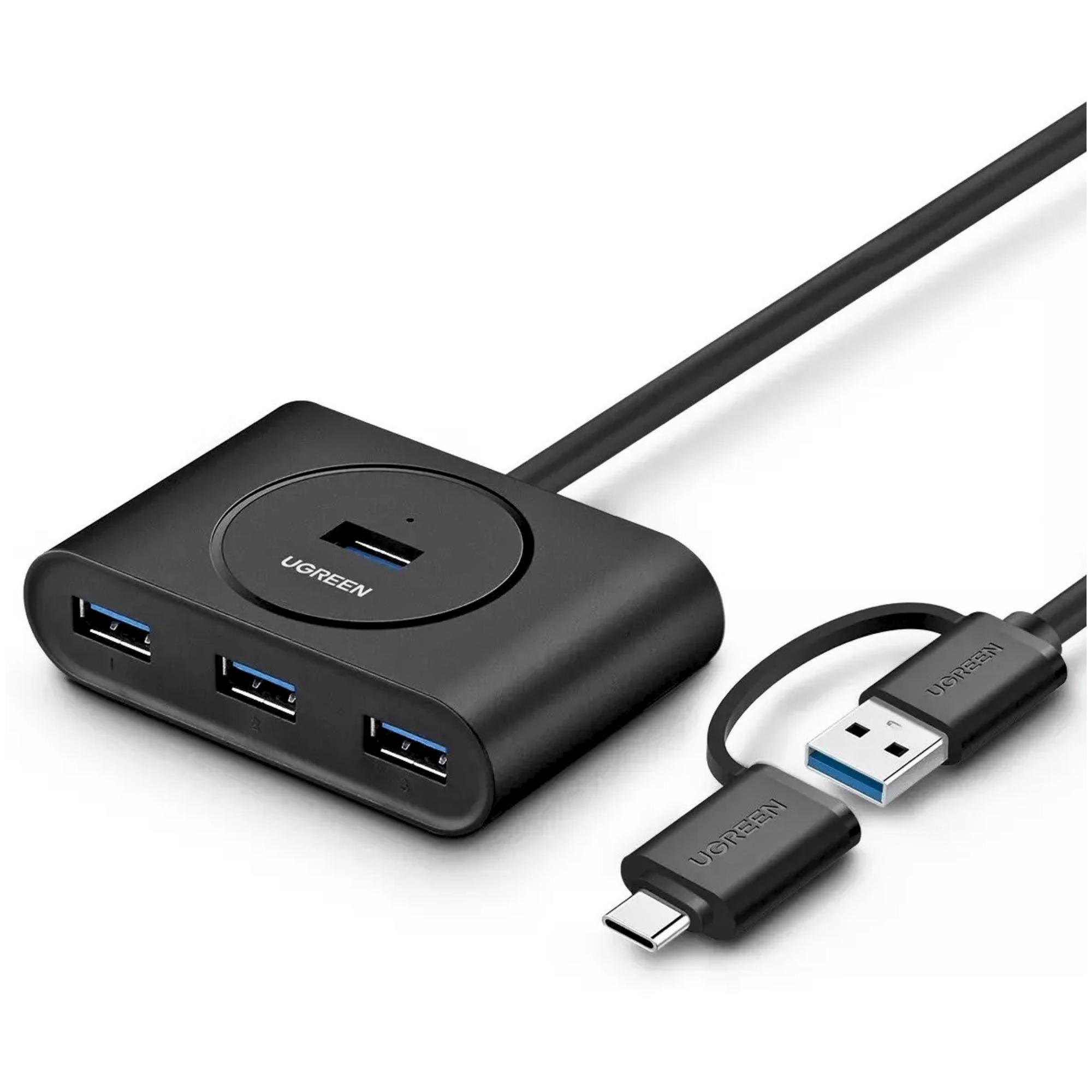 Ugreen  Hub 4 En 1 Usb 3.0 5gbps 1m
