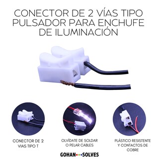 Foto 5 | 10 Conectores De 2 Vías Tipo T Impermeable Ip67, Conectores De Cable Eléctrico, Tipo Pulsador, Iluminación Y L