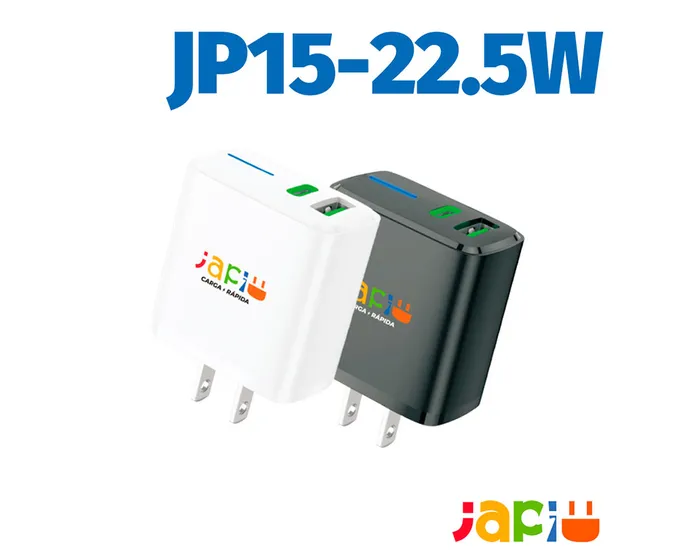 Japi Adaptador Ac 2 Usb 22.5w Turbo